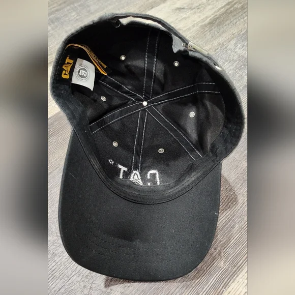 CAT Caterpillar Logo Baseball Hat - Cap -Graphite Gray - Adjustable - 0S - Picture 6 of 7